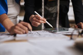 Image of people designing products.